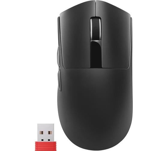 Беспроводная игровая мышь DEFENDER Hyperion GM-119 черный, 6кн, 12000dpi, 3в1 52119