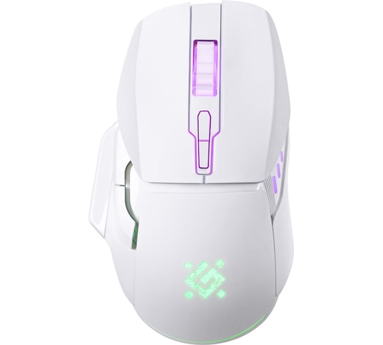 Беспроводная игровая мышь DEFENDER Stix GM-009 белая, 7кнопок, 3200dpi, 500мАч 52009