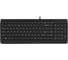 Клавиатура A4TECH FK15 черный USB (FK15 BLACK) каб.:1.5м 1431331 1