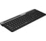 Клавиатура A4TECH FBK25 черный/серый USB беспроводная BT/Radio slim Multimedia (FBK25 BLACK) 1583353 2
