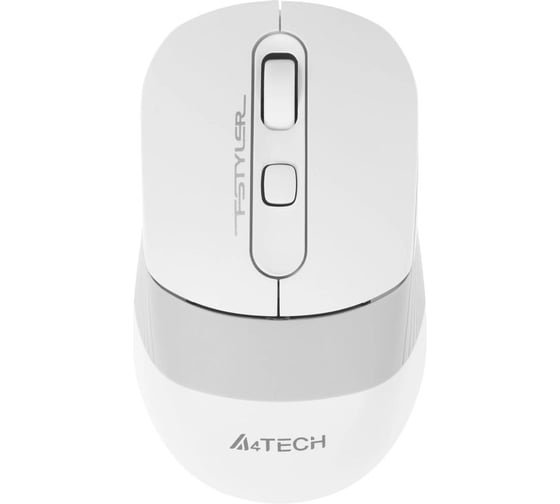 Мышь A4TECH Fstyler FG10 белый/серый оптическая 2000dpi беспроводная USB 3but (FG10 WHITE) 1147569