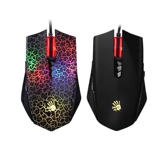 Мышь A4TECH Bloody A70 черный оптическая 6200dpi USB 8but (A70 MATTE BLACK) 1583841