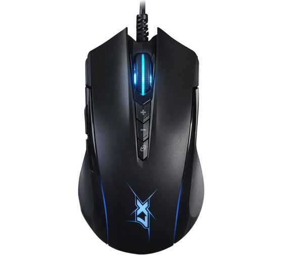 Мышь A4TECH X89 черный оптическая 2400dpi USB 8but (X89 (BLACK)) 1147672