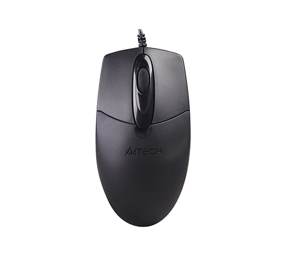 Мышь A4TECH OP-720 черный оптическая 1200dpi USB 3but (OP-720 USB (BLACK)) 513289