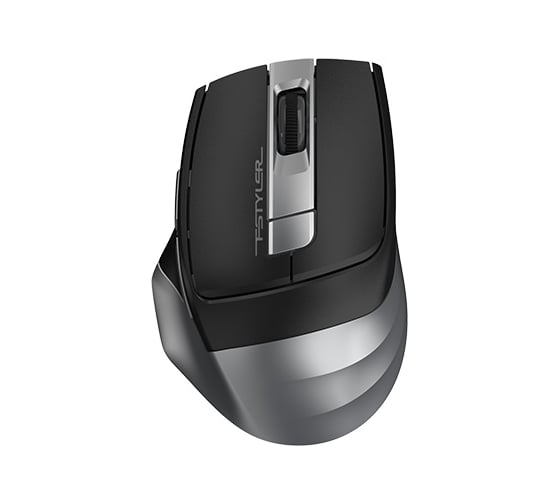 Мышь A4TECH Fstyler FG35 серый/черный оптическая 2000dpi беспроводная USB 6but (FG35 GREY) 1192130