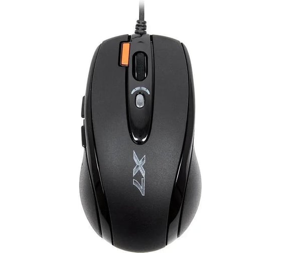 Мышь A4TECH X-718BK черный оптическая 3000dpi USB 6but (X-718BK USB) 94398
