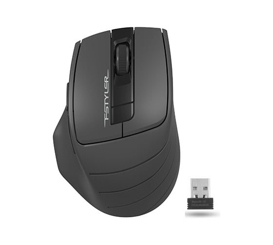 Мышь A4TECH Fstyler FG30S серый оптическая 2000dpi silent беспроводная USB 6but (FG30S GREY) 1204070