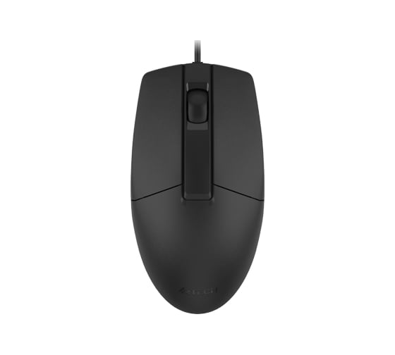 Мышь A4TECH OP-330S черный оптическая 1200dpi silent USB 3but (OP-330S (BLACK)) 1530241
