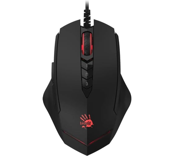 Мышь A4TECH Bloody V8 черный оптическая 6000dpi USB 8but 762290
