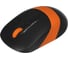 Мышь A4TECH Fstyler FG10 черный/оранжевый оптическая 2000dpi беспроводная USB 4but (FG10 ORANGE) 1147568 2