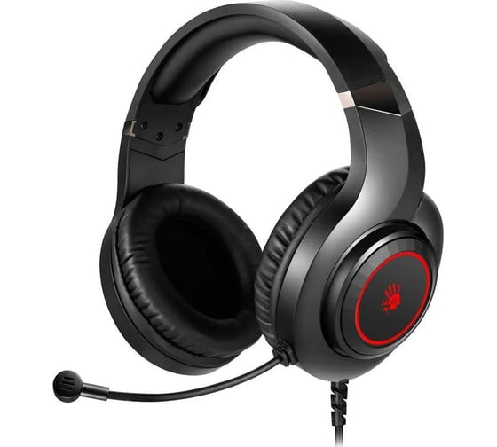 Наушники с микрофоном A4TECH Bloody G220S черный 2м мониторные USB (G220S USB/ BLACK) 1431310
