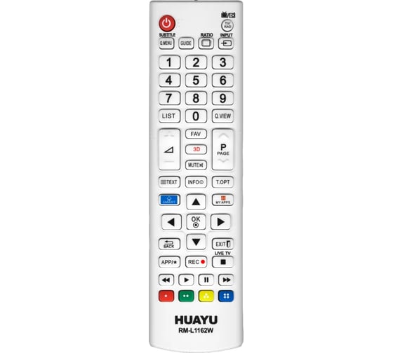 Универсальный пульт huayu RM-L1162W HRM1078