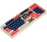 Клавиатура A4TECH AT98 Proxy Boom бежевый/красный USB for gamer LED (AT98) кабель 1.8м 2027358 2