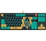 Клавиатура A4TECH AT87 Renegade черный/зеленый USB for gamer LED (AT87) кабель 1.8м 2027360 1