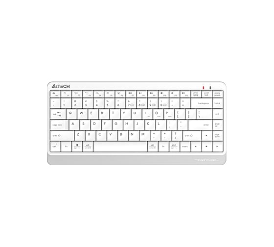 Клавиатура A4TECH FBK11 белый/серый USB беспроводная BT/Radio slim (FBK11 WHITE) 1595335