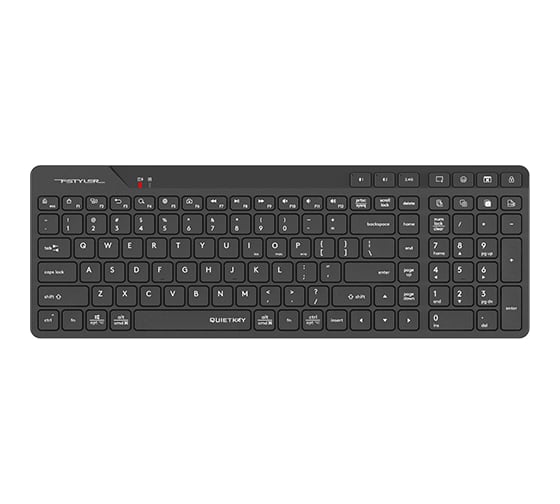 Клавиатура A4TECH FBK27C AS черный USB беспроводная BT/Radio slim Multimedia 2010336