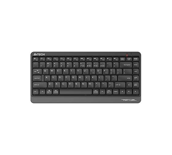 Клавиатура A4TECH FBK11 черный/серый USB беспроводная BT/Radio slim (FBK11 GREY) 1595334