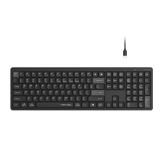 Клавиатура A4TECH FBX55C черный USB беспроводная BT/Radio slim Multimedia 2062433