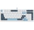 Клавиатура A4TECH FS300 механическая белый/синий USB for gamer LED (FS300 PANDA SNOWBOARDING) кабель 1 2000135 1