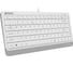 Клавиатура A4TECH FK11 белый USB slim (FK11 USB (WHITE)) кабель 1.5м 1391318 3