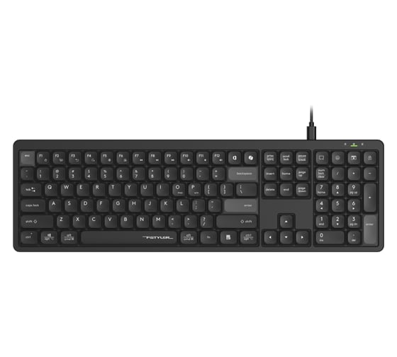 Клавиатура A4TECH FX55 черный USB slim Multimedia кабель 1.5м 2164108