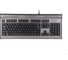 Клавиатура A4TECH KLS-7MUU серебристый/черный USB slim Multimedia (KLS-7MUU USB) кабель 1.5м 94395 1