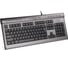 Клавиатура A4TECH KLS-7MUU серебристый/черный USB slim Multimedia (KLS-7MUU USB) кабель 1.5м 94395 2