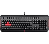 Клавиатура A4TECH Q100 черный USB for gamer LED (Q100 USB) кабель 1.8м 945258