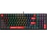 Клавиатура A4TECH S98 механическая красный/красный USB for gamer LED (S98 RED) кабель 1.8м 1942328 1