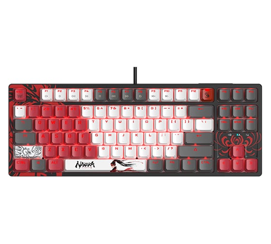 Клавиатура A4TECH S87 Energy механическая серый USB for gamer LED (S87 USB ENERGY ASH) кабель 1.8м 1971734