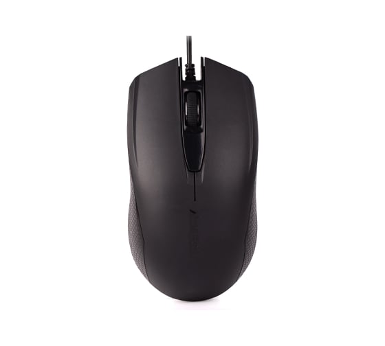 Мышь A4TECH OP-760 черный оптическая 1200dpi USB 3but 1023977
