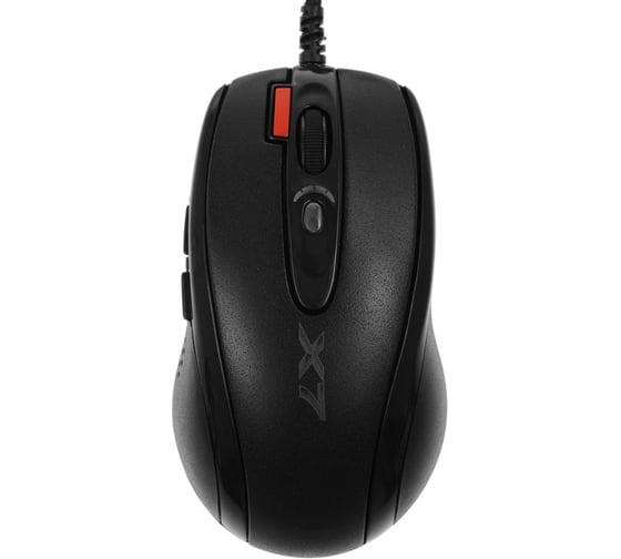 Мышь A4TECH X-7120 черный оптическая 2000dpi USB 7but (X-710BK+X7-200MP) 490156