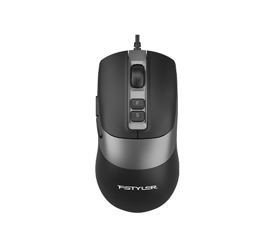 Мышь A4TECH Fstyler FM50S Plus черный оптическая 4000dpi silent USB 7but 2130415