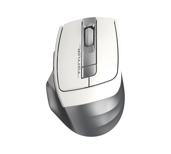 Мышь A4TECH Fstyler FG35 серебристый/белый оптическая 2000dpi беспроводная USB 6but (FG35 SILVER) 1192136