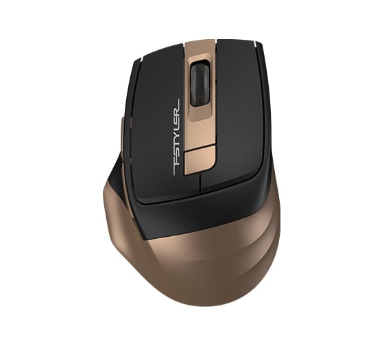 Мышь A4TECH Fstyler FG35 бронзовый/черный оптическая 2000dpi беспроводная USB 6but (FG35 BRONZE) 1192141