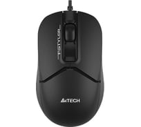 Мышь A4TECH Fstyler FM12S черный оптическая 1200dpi silent USB 3but (FM12S BLACK) 1431325