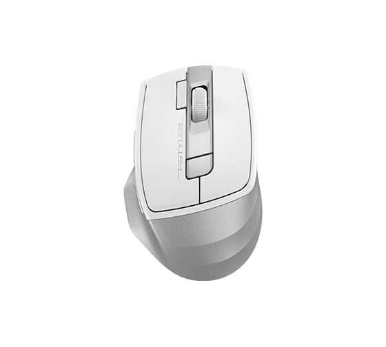 Мышь A4TECH Fstyler FG45CS Air2 белый/серебристый оптическая 2000dpi silent беспроводная USB для ноутбука 7b 2011652