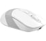 Мышь A4TECH Fstyler FB10C белый/серый оптическая 2000dpi беспроводная BT/Radio USB 4but (FB10C GRAYISH WHITE 1583792 2