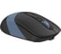 Мышь A4TECH Fstyler FB10CS черный/синий оптическая 2000dpi silent беспроводная BT/Radio USB 4but (FB10CS USB 1929771 2