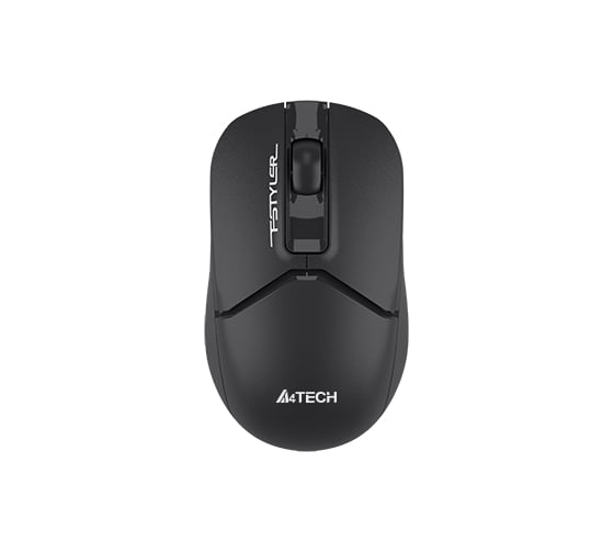 Мышь A4TECH Fstyler FB12 черный оптическая 1200dpi беспроводная BT/Radio USB 3but (FB12 BLACK) 1595331