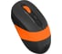 Мышь A4TECH Fstyler FG10S черный/оранжевый оптическая 2000dpi silent беспроводная USB для ноутбука 4but (FG1 1204066 1