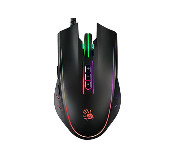 Мышь A4TECH Bloody Q81 Curve черный оптическая 3200dpi USB 7but (Q81) 1200631