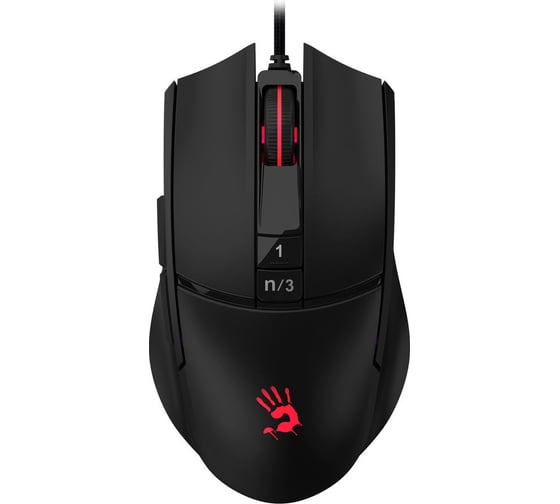 Мышь A4TECH Bloody L65 Max черный оптическая 12000dpi USB 6but (L65 MAX/STONE BLACK) 1808885