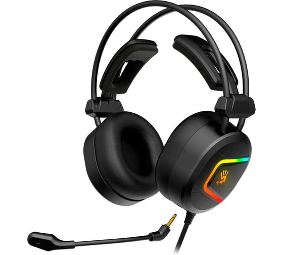 Наушники с микрофоном A4TECH Bloody MC750 черный 2.3м мониторные USB (MC750 BLACK) 1853678