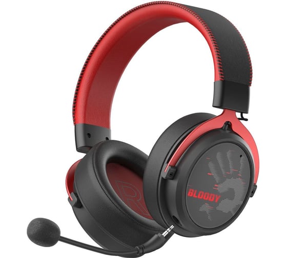 Наушники с микрофоном A4TECH Bloody MR590 Sports красный/черный 1.5м мониторные BT/Radio/3.5mm (MR59 1971784