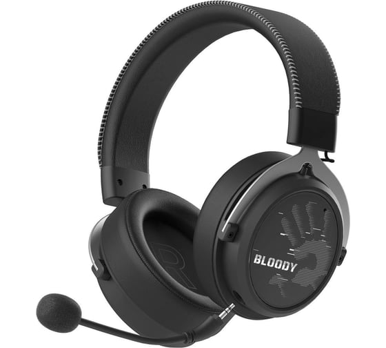 Наушники с микрофоном A4TECH Bloody MR590 Sports черный 1.5м мониторные BT/Radio/3.5mm (MR590 + WIRE 1971796
