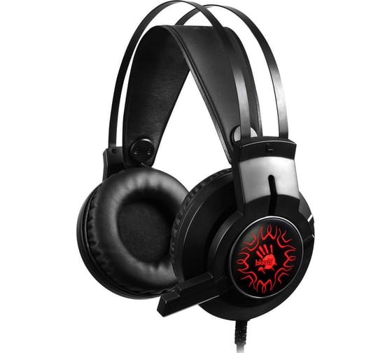 Наушники с микрофоном A4TECH Bloody J437 черный 1.8м мониторные USB (J437) 1193283 1