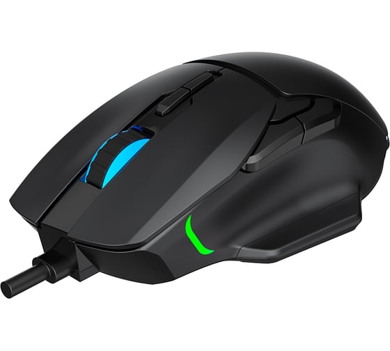 Компьютерная мышь Robiton GMWR-01 игровая, проводная, 1200-3600DPI, 6кн+колесо, черный BL1 19819