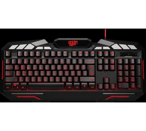 Проводная игровая клавиатура Defender Doom Keeper GK-100DL RU,3-х цветная,19 Anti-Ghost 45100