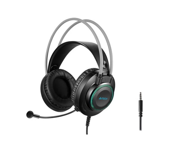 Наушники с микрофоном A4TECH Fstyler FH200i серый 1.8м накладные (FH200I GREY) 1431335